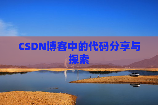 CSDN博客中的代码分享与探索